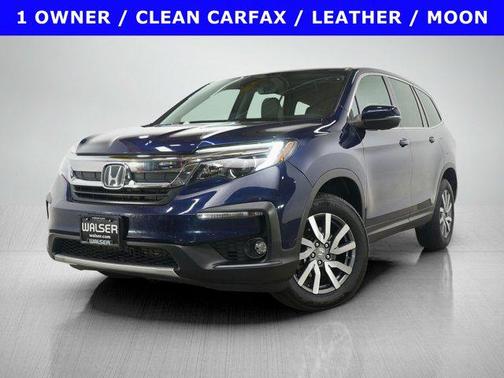 Blue 2022 Honda Pilot AWD EX-L