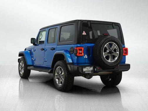 Hydro Blue Pearl Coat 2022 Jeep Wrangler Unlimited Sahara