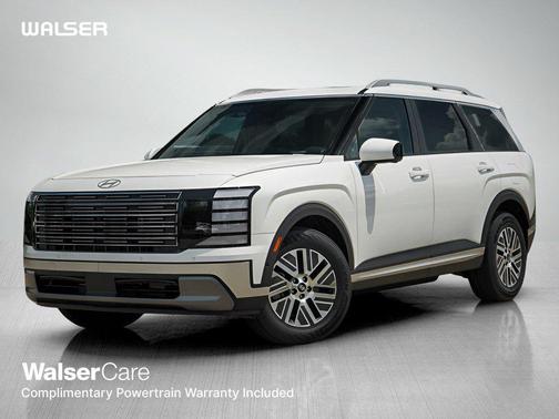 Creamy White Pearl 2026 Hyundai Palisade Hybrid SEL Premium 8P