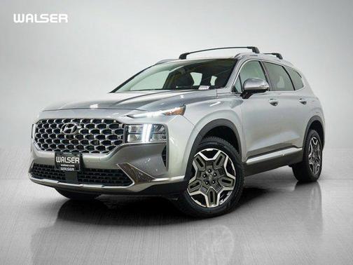 Shimmering Silver 2023 Hyundai SANTA FE HEV SEL Premium
