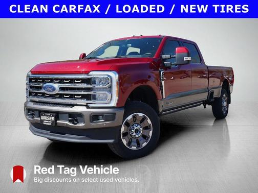 Rapid Red Metallic Tinted Clearcoat 2023 Ford F-250 King Ranch