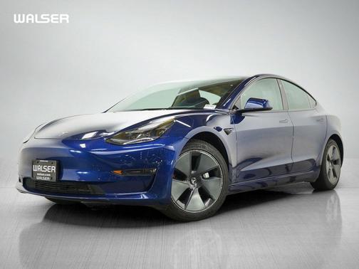 Deep Blue Metallic 2022 Tesla Model 3 Long Range