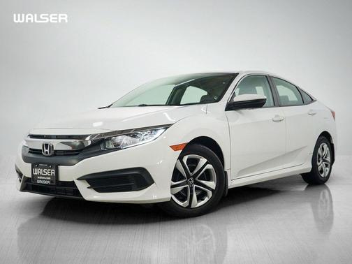 Taffeta White 2016 Honda Civic LX
