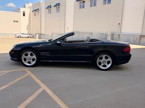 BLACK 2004 Mercedes-Benz SL-Class 500