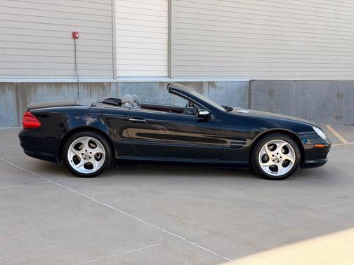 BLACK 2004 Mercedes-Benz SL-Class 500