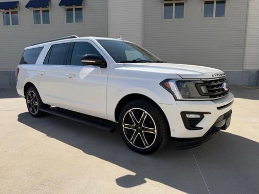 White Platinum Metallic Tri-Coat 2019 Ford Expedition Max Limited