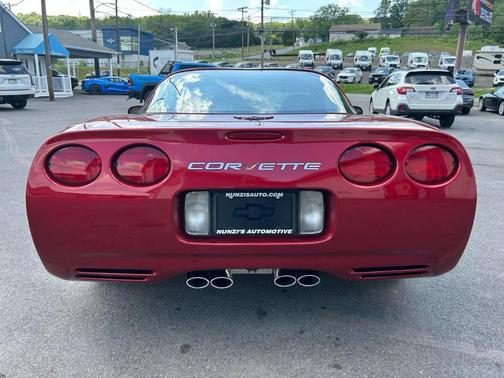 Maroon 2004 Chevrolet Corvette Base