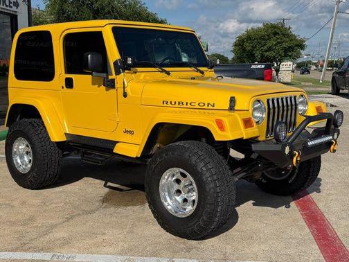 Yellow 2004 Jeep Wrangler Rubicon