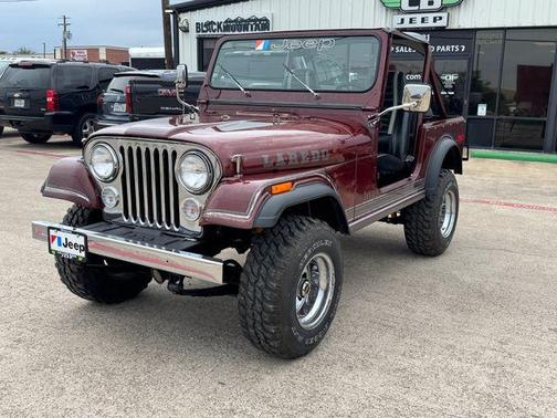 Burgundy 1980 Jeep CJ-7 Laredo