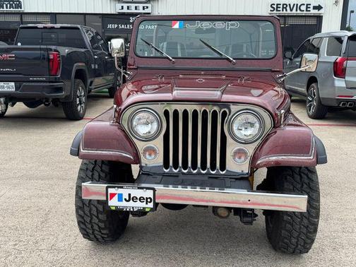 Burgundy 1980 Jeep CJ-7 Laredo