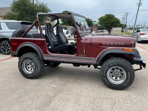 Burgundy 1980 Jeep CJ-7 Laredo