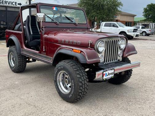 Burgundy 1980 Jeep CJ-7 Laredo
