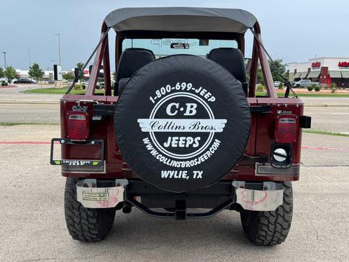 Burgundy 1980 Jeep CJ-7 Laredo