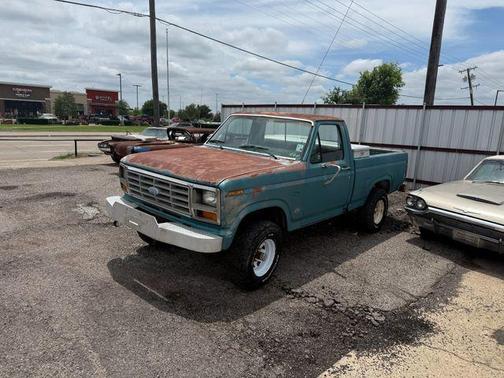 Blue 1983 Ford F-150 XL