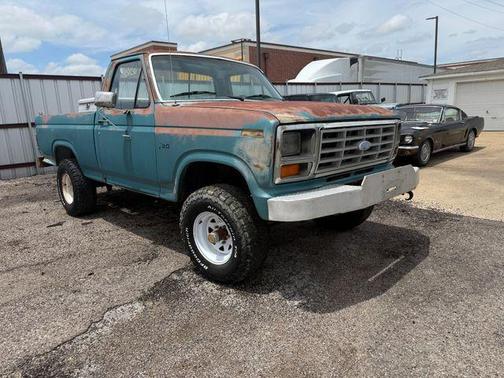 Blue 1983 Ford F-150 XL