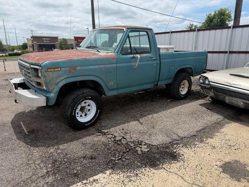 Blue 1983 Ford F-150 XL