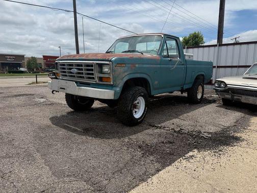 Blue 1983 Ford F-150 XL