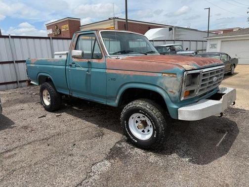 Blue 1983 Ford F-150 XL