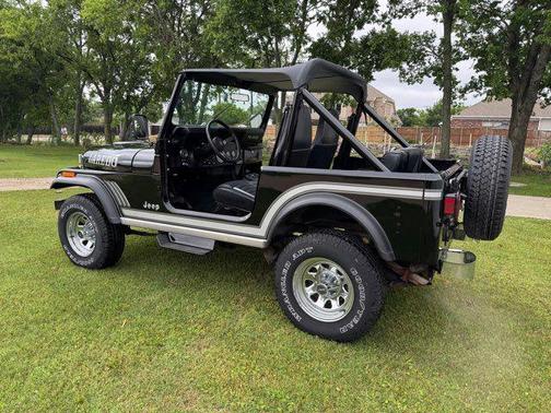 Black 1985 Jeep CJ-7 Laredo