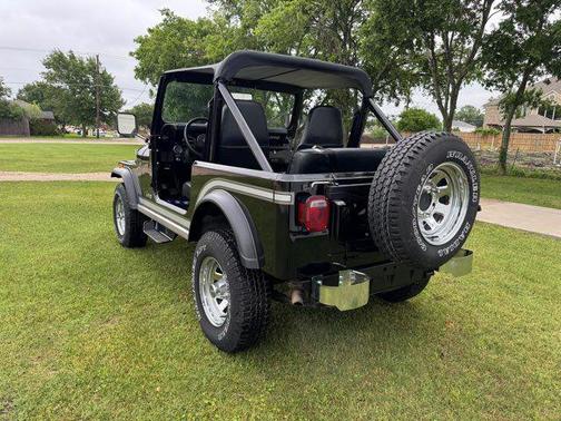Black 1985 Jeep CJ-7 Laredo
