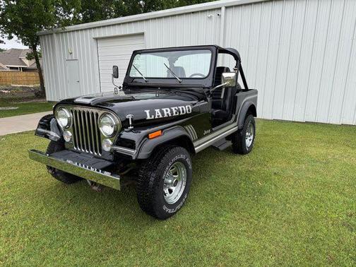 Black 1985 Jeep CJ-7 Laredo