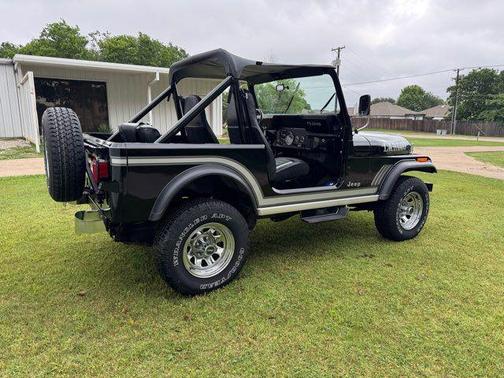 Black 1985 Jeep CJ-7 Laredo