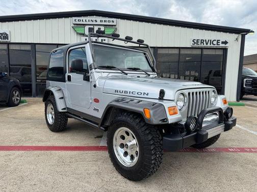 Silver 2003 Jeep Wrangler Rubicon