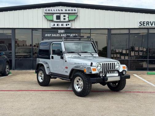 Silver 2003 Jeep Wrangler Rubicon