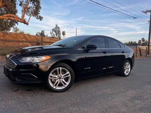 Shadow Black 2018 Ford Fusion Hybrid S
