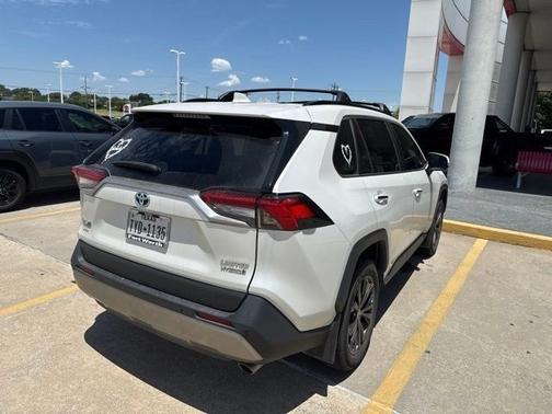 White 2024 Toyota RAV4 Hybrid Limited