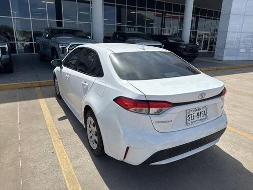 White 2022 Toyota Corolla LE