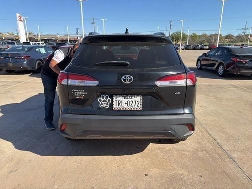 Jet Black 2022 Toyota Corolla Cross LE