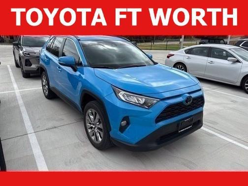 Blue Flame 2021 Toyota RAV4 XLE Premium