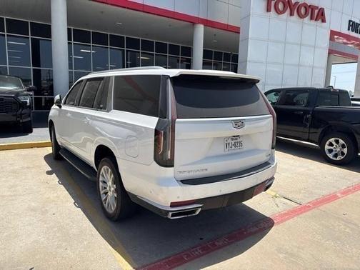 Crystal White Tricoat 2024 Cadillac Escalade ESV Premium Luxury