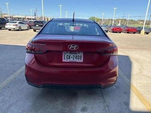 Pomegranate Red 2018 Hyundai Accent SE