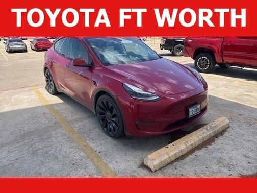 Red Multi-Coat 2022 Tesla Model Y Performance Dual Motor All-Wheel Drive