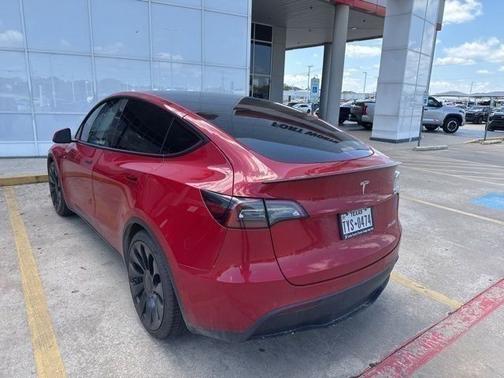 Red Multi-Coat 2022 Tesla Model Y Performance Dual Motor All-Wheel Drive