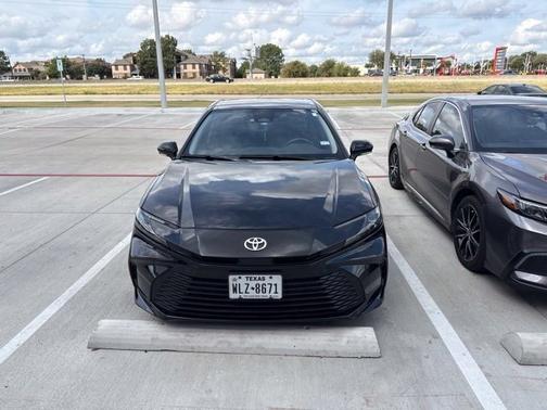 Midnight Black Metallic 2025 Toyota Camry LE