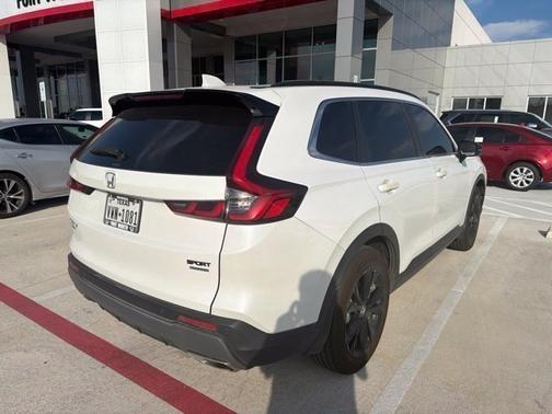 Platinum White Pearl 2025 Honda CR-V Hybrid Sport Touring AWD