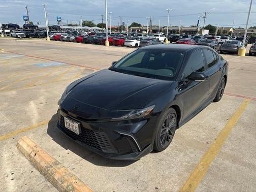 Midnight Black Metallic 2025 Toyota Camry SE
