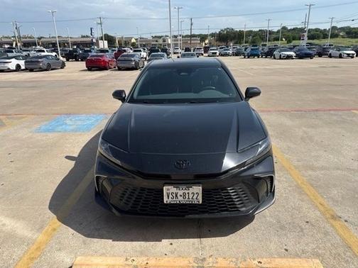 Midnight Black Metallic 2025 Toyota Camry SE