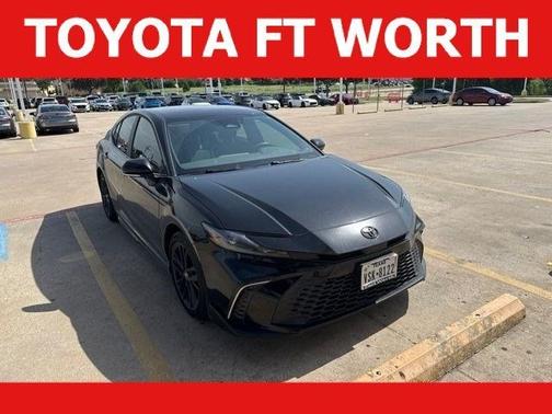 Midnight Black Metallic 2025 Toyota Camry SE