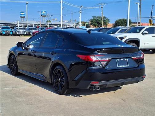 Midnight Black Metallic 2025 Toyota Camry SE