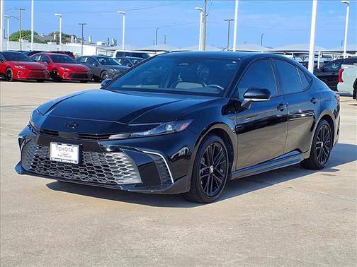 Midnight Black Metallic 2025 Toyota Camry SE