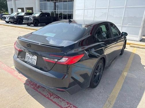 Midnight Black Metallic 2025 Toyota Camry SE