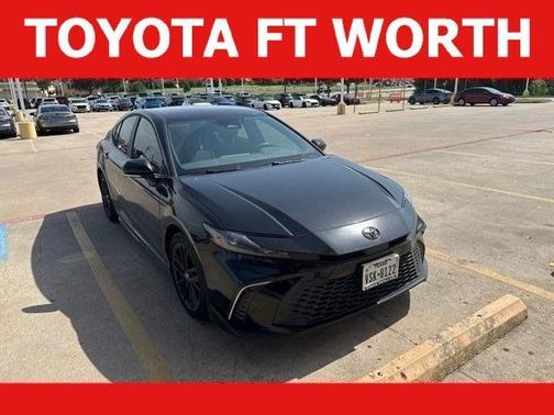 Midnight Black Metallic 2025 Toyota Camry SE