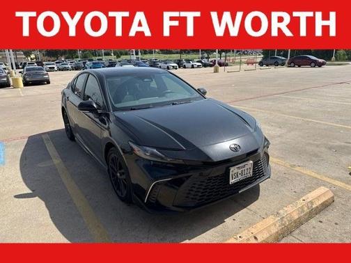 Midnight Black Metallic 2025 Toyota Camry SE