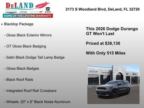 2026 Dodge Durango GT