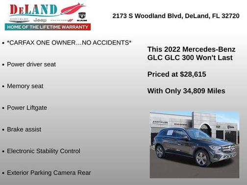 Gray 2022 Mercedes-Benz GLC 300 4MATIC