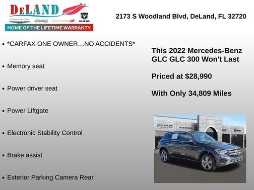 Gray 2022 Mercedes-Benz GLC 300 4MATIC